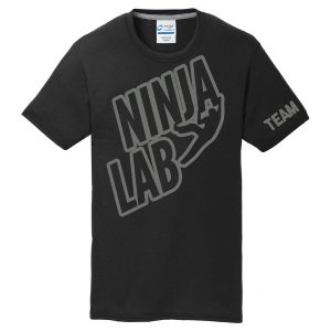 Youth Short Sleeve Stealth Tee Front Black